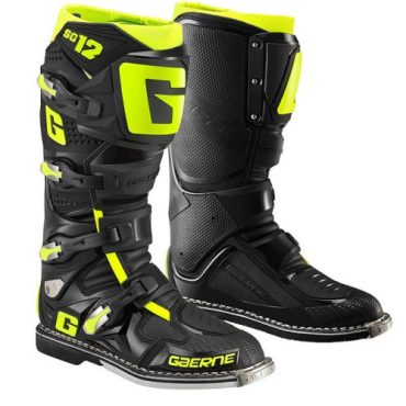 Мотоботы GAERNE SG 12, Black Yellow Fluo