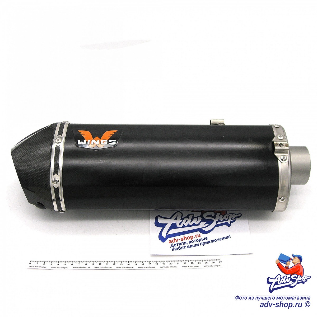 Wings Titanium Mufflers прямоточный титановый выхлоп ( black) -short 1050 ADV,1090 ADV / ADV R, 1190 ADV / ADV R, 1290 Super ADV R / S / T (13 20)