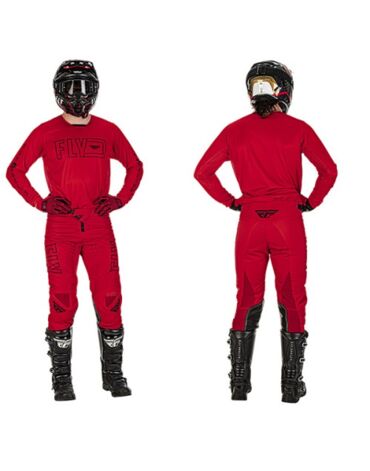 Комплект FLY RACING KINETIC FUEL Red Black, штаны+джерси
