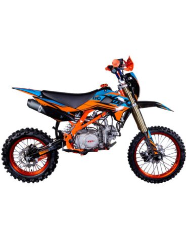 Питбайк KAYO Evolution YX140EM 17 14 KRZ (механ. сцепл., эл. стартер)