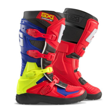 Gaerne Мотоботы GX1 Evo Red Blue Black Yellow - миниатюра 1