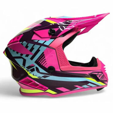 AiM Шлем RH855 (Fiber Glass) Vexo Purple Pink - миниатюра 1