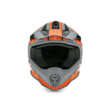 Acerbis Шлем детский IMPACT STEEL JUNIOR Black Orange - миниатюра 1
