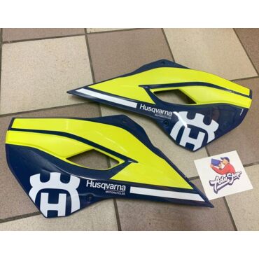 Husqvarna SPOILER KIT BLUE 2016 обтекатели бака комплект синий / желтый TE FE 13 16 ( 81308054000H1A ) - миниатюра 1