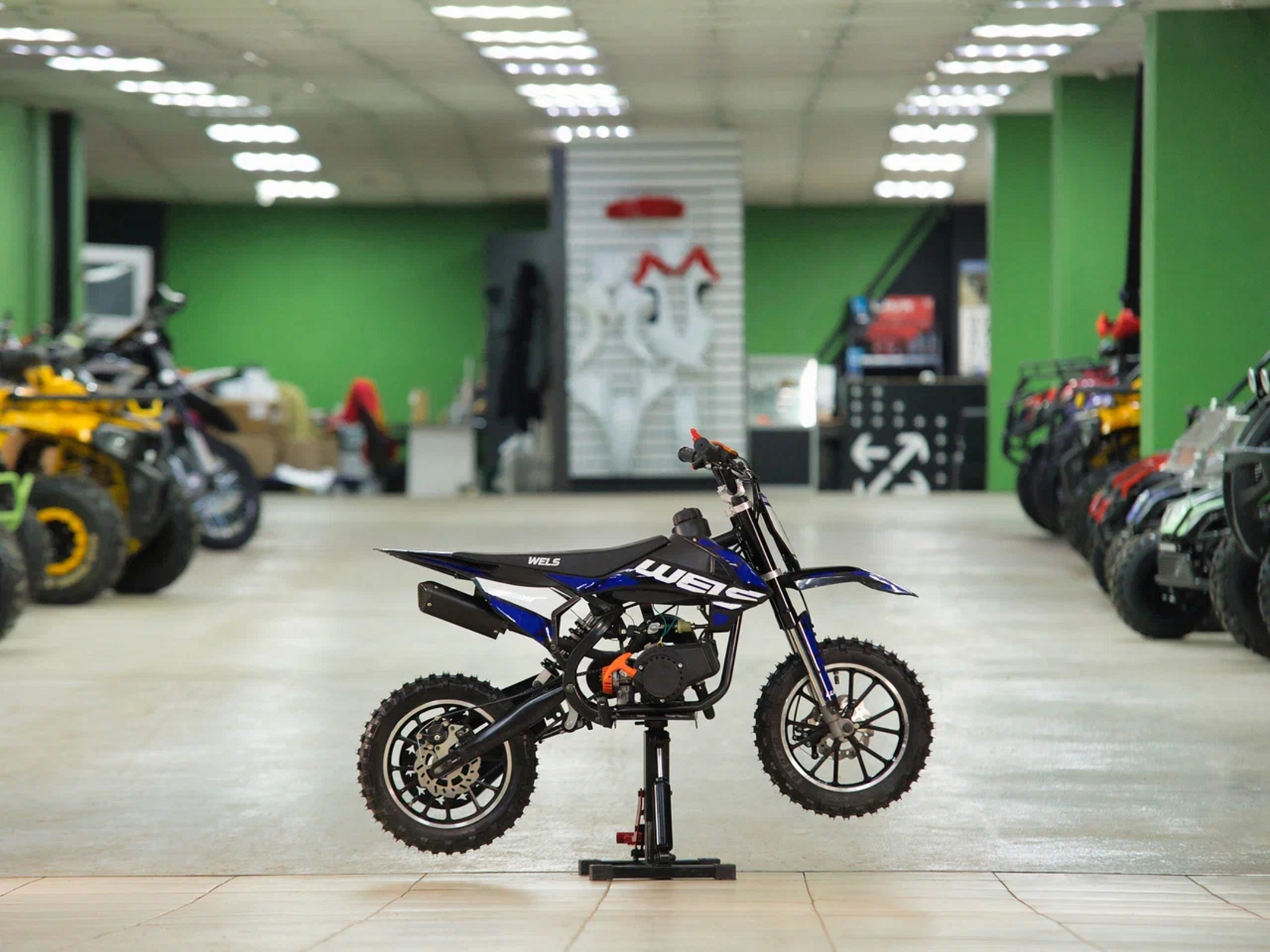 Питбайк WELS Mini Cross 2T (Синий) 10 10 - фото 2