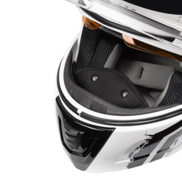 Moteq Шлем снегоходный SubZero FrostPro белый черный - миниатюра 1