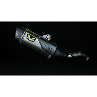 Wings Titanium Mufflers прямоточный титановый выхлоп (silver) HQV 901 NORDEN 22 24 ( 790 890 ADV R 19 24 ) - миниатюра 1