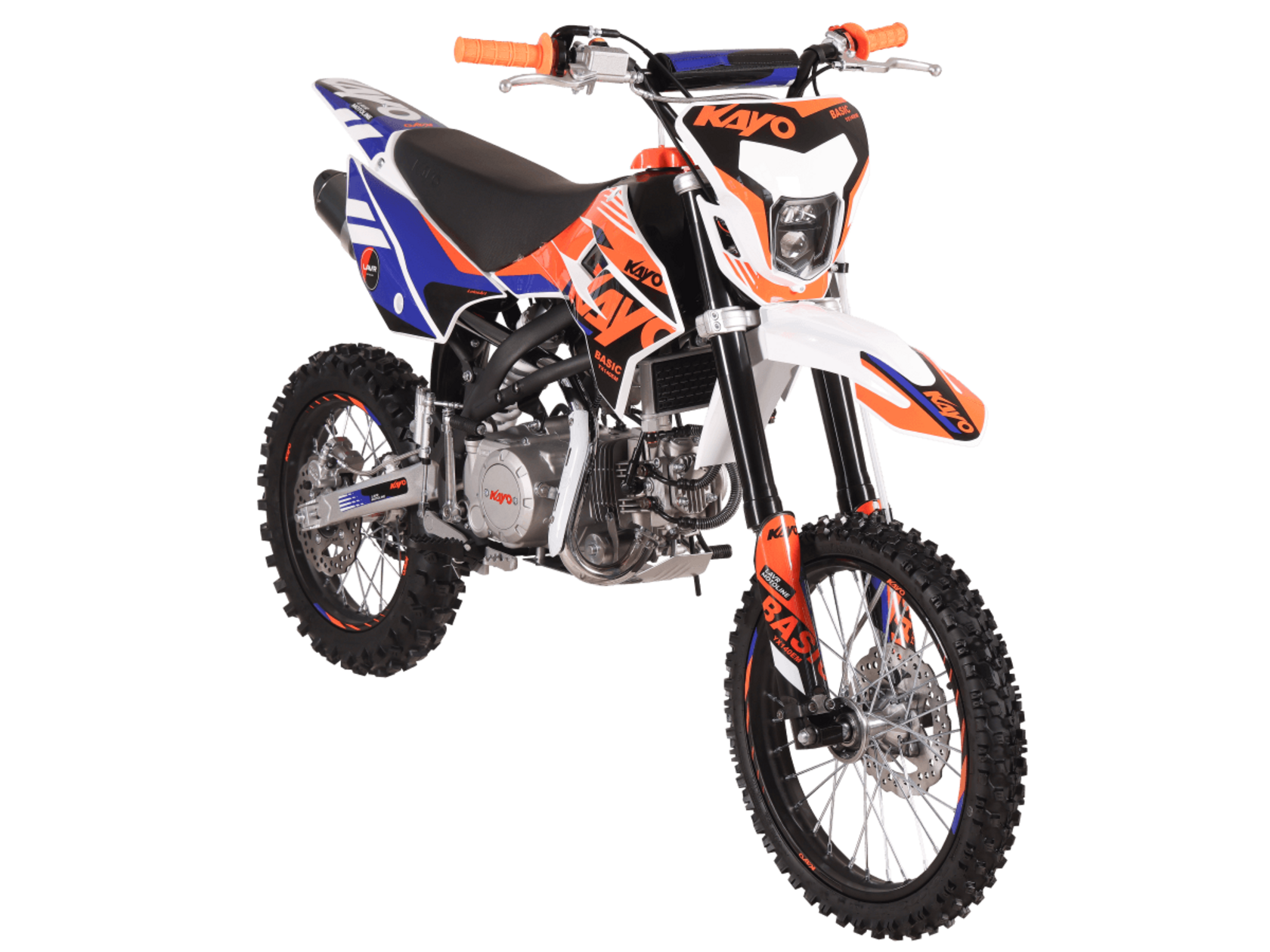 Питбайк Kayo Basic YX140EM 17 14 KRZ (механ. сцепл., эл.стартер 2026 г.) - фото 1