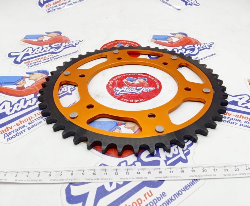 KTM Звезда ведомая 48 зубов двух компонентная ORANGE SX SXF EXC EXCF 95 24 // 690 790 890 Adv 08 24 ( 5841005104804 ) - фото 1