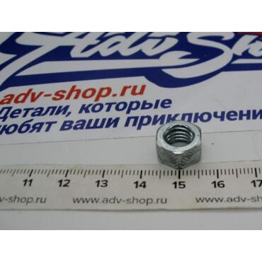 HONDA NUT, HEX. (8MM) Гайка фиксации платы натяжителя цепи XL600 XL650 XL700 ( 94001080000S ) - миниатюра 1