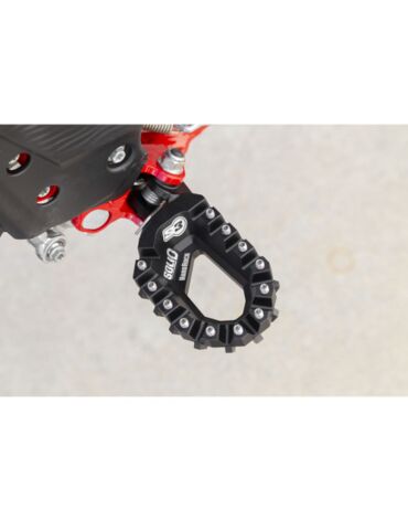 Подножки алюминиевые черные S3 HardRock KTM EXC EXC F 24- / Husqvarna TE FE 24- / GasGas EC EC F 24-