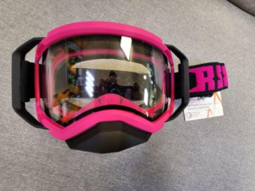 Очки зимние RSX Blizzard Winter, черный розовый; двойная прозрачная линза