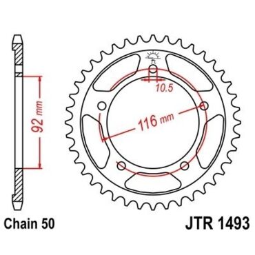 Звезда ведомая JTR1493.42 - миниатюра 1