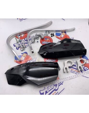 KTM / HQV защита рук замкнутый контур ( черный ) EXC / EXCF / TE / FE 08 16 // 690 / 701 ( 7650297910030 = 76502979144 + 7650297905030 )