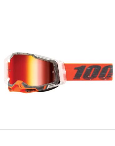 100% Очки Racecraft 2 Goggle Schrute Mirror Red Lens