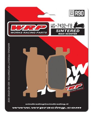 Тормозные колодки WRP WG 7432 F8 (LMP432 SM / FDB2212 / FA415)