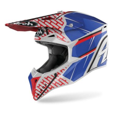 Airoh Мотошлем WRAAP IDOL RED BLU GLOSS