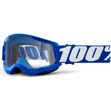 Очки подростковые 100% Strata 2 Youth Goggle Blue / Clear Lens - миниатюра 1