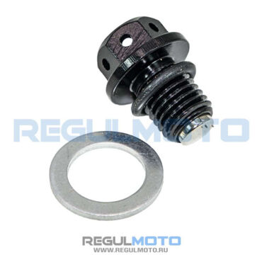 Пробка слива масла CNC с магнитом IGP  М12x1,50  - миниатюра 1