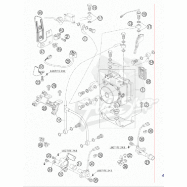 KTM Датчик АБС передний 950 990 07 13 ( 60142025000 ) - миниатюра 1