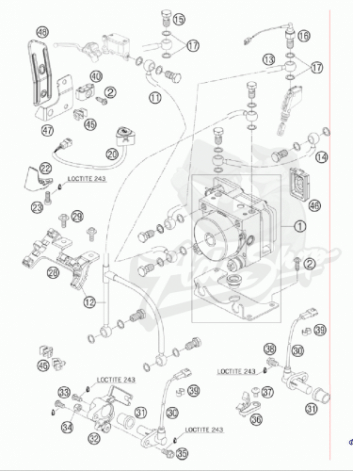 KTM Датчик АБС передний 950 990 07 13 ( 60142025000 )