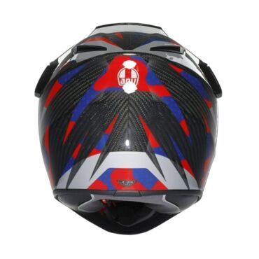 AGV Шлем AX9 E2206 V26 Steppa Carbon Red Blue - миниатюра 1
