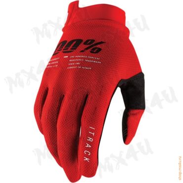 Мотоперчатки iTrack Glove Red красные - миниатюра 1
