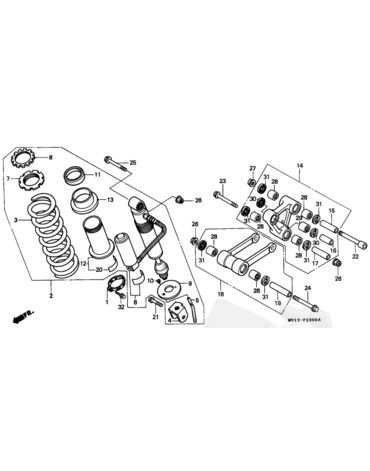 HONDA гайка с широким фланцем 12MM ( 90306KF0003 )