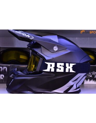 Очки зимние RSX Blizzard Winter, черный черный; двойная желтая линза