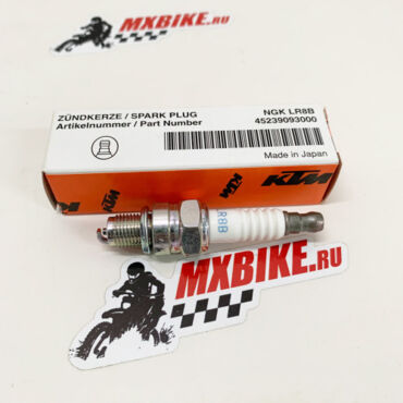 Свеча зажигания (LR8B) KTM 50SX, 65SX 09 21 / Husqvarna TC50, TC65 17 21 / GasGas MC50, MC65 21- - миниатюра 1