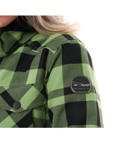 Dragonfly Моторубашка Streetfighter Woman Green с защитой 2025