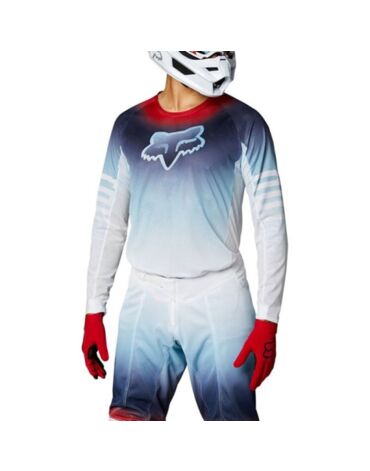 Fox Мотоджерси Airline Reepz White Red Blue