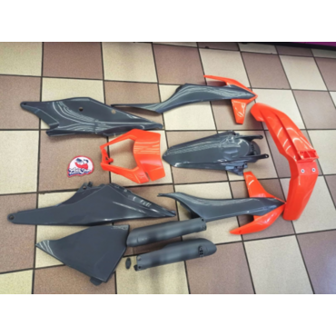 Acerbis КТМ EXC 250 300 20 23 /EXC F 250 500 20 23 /XC W 150 300 20 Grey orange Комплект пластика // 0024054.799 - миниатюра 1