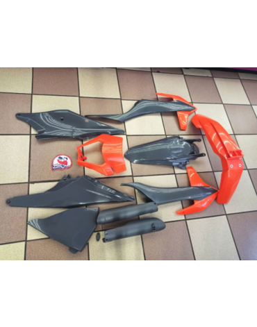 Acerbis КТМ EXC 250 300 20 23 /EXC F 250 500 20 23 /XC W 150 300 20 Grey orange Комплект пластика // 0024054.799