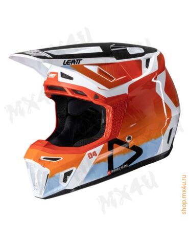 Кроссовый шлем 8.5 V25 Glamis - Оранжевый
