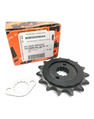 Звезда передняя 15 зубов со стопором KTM 390 13 20 / Husqvarna 401 18 20