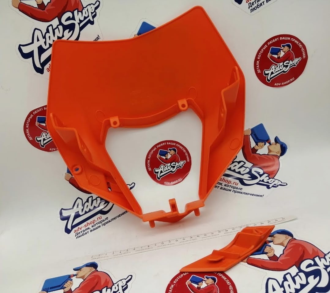 KTM HEAD LIGHT MASK ORANGE маска фары (оранжевый) EXC 14 16 ( 7810800100004 ) - фото 1