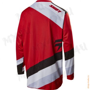 Джерси  White Tarmac Jersey Red - миниатюра 1