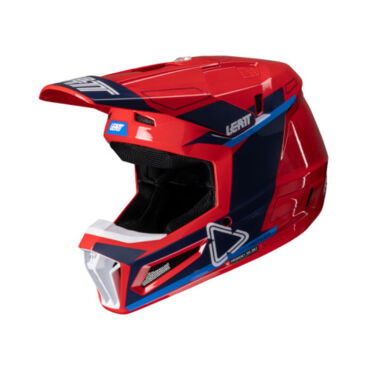 Leatt Шлем подростковый Moto 3.5 Junior Kit Royal 2025 - миниатюра 1