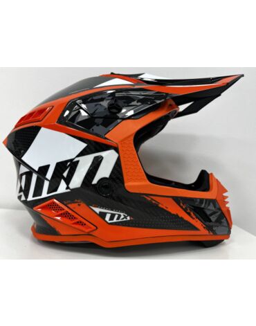 Шлем кроссовый AIM RH855 Carbon Terrain Black Orange