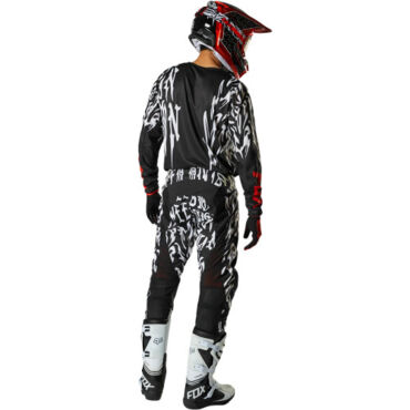 Fox Мотоштаны подростковые Fox 180 Peril Black Red - миниатюра 1
