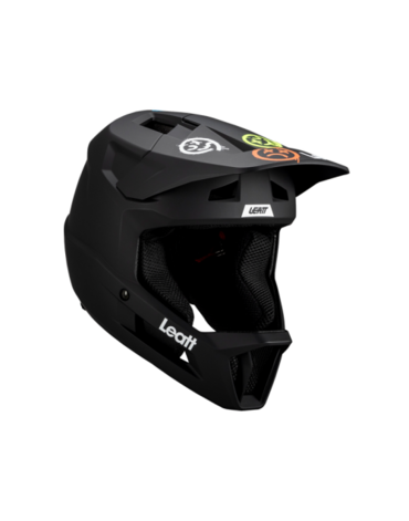 Leatt Велошлем подростковый MTB Gravity 1.0 Junior Helmet Black 2025