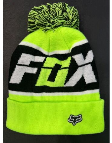 Шапка Fox Frontline Beanie, yellow (One size, Взрослая  Повседневная)