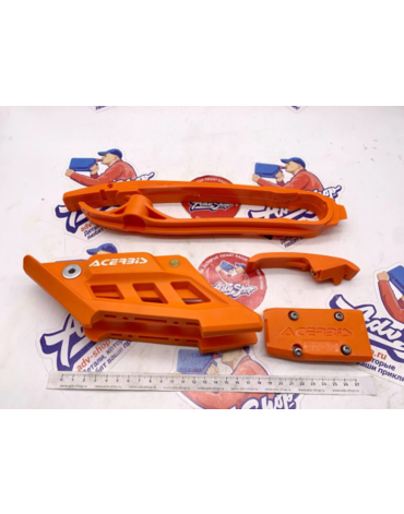 Acerbis слайдер цепи на маятник + на раму + ловушка ( оранжевый ) EXC EXCF 24-> // 0026132.010
