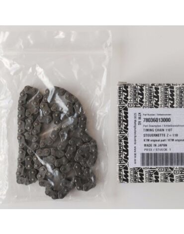 Цепь ГРМ 110 звеньев KTM 450SX F 12 15, 450EXC F 08 16 / Husqvarna FE450 13 16, FC450 14 15 