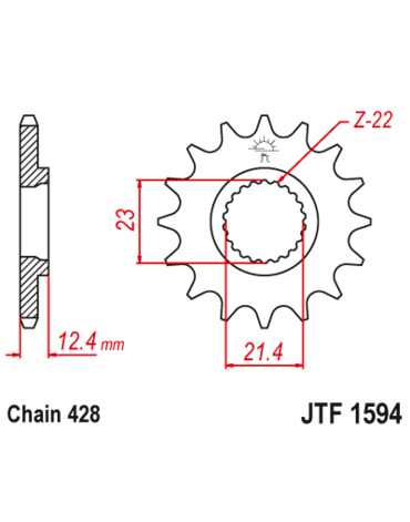 Звезда ведущая JTF1594.15