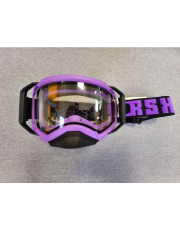 Очки зимние RSX Blizzard Winter, черный фиолетовый; двойная прозрачная линза