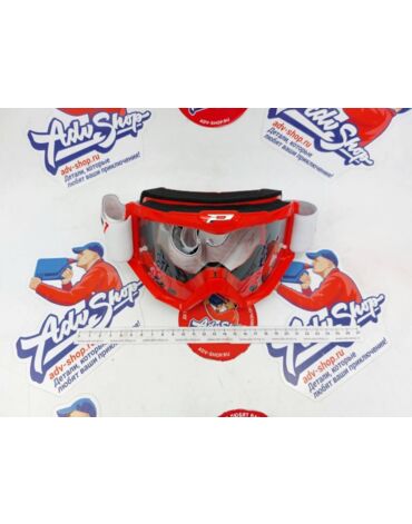 Progrip Atzaki 3201 107 ( очки ) маска красная с защитой от царапин с прозрачной линзой 3213 // PZ3201RO