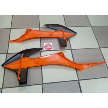 Acerbis спойлер радиатора оранжевый черный 125 500 SX19 22 / EXC 20 23 // 0023500.209 - миниатюра 1