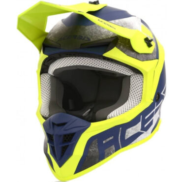 Acerbis Шлем кроссовый Linear Yellow Blue - миниатюра 1